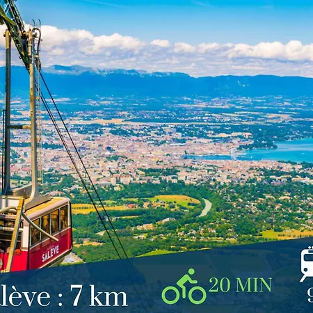 Homey Keola: Tranquil Geneva Gateway With Tram Access Ambilly